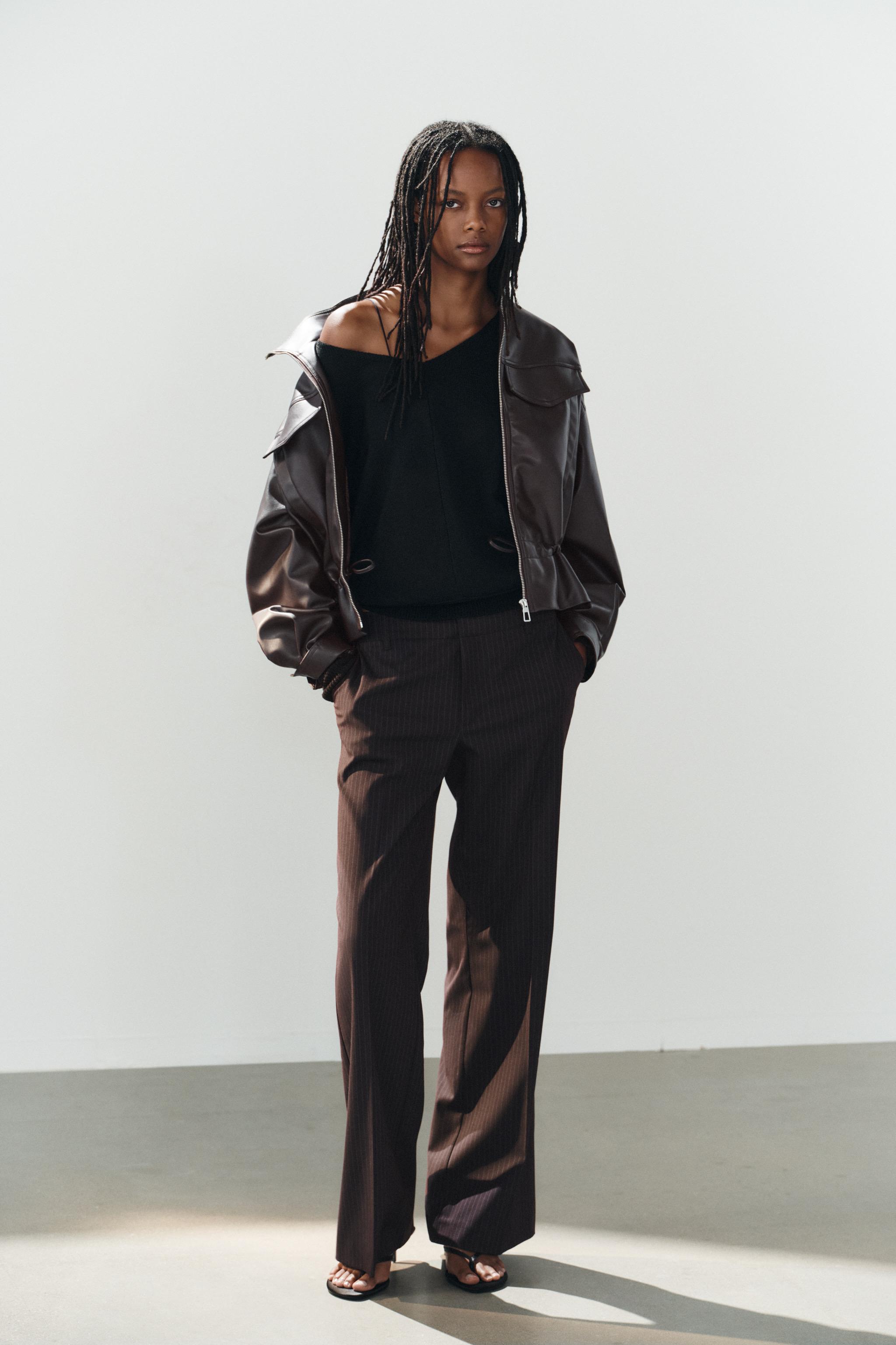 PANTALON DROIT TAILLE BASSE